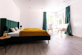 Design Apartment zentral für 6 in Andernach: Ausblick, WiFi, Küche